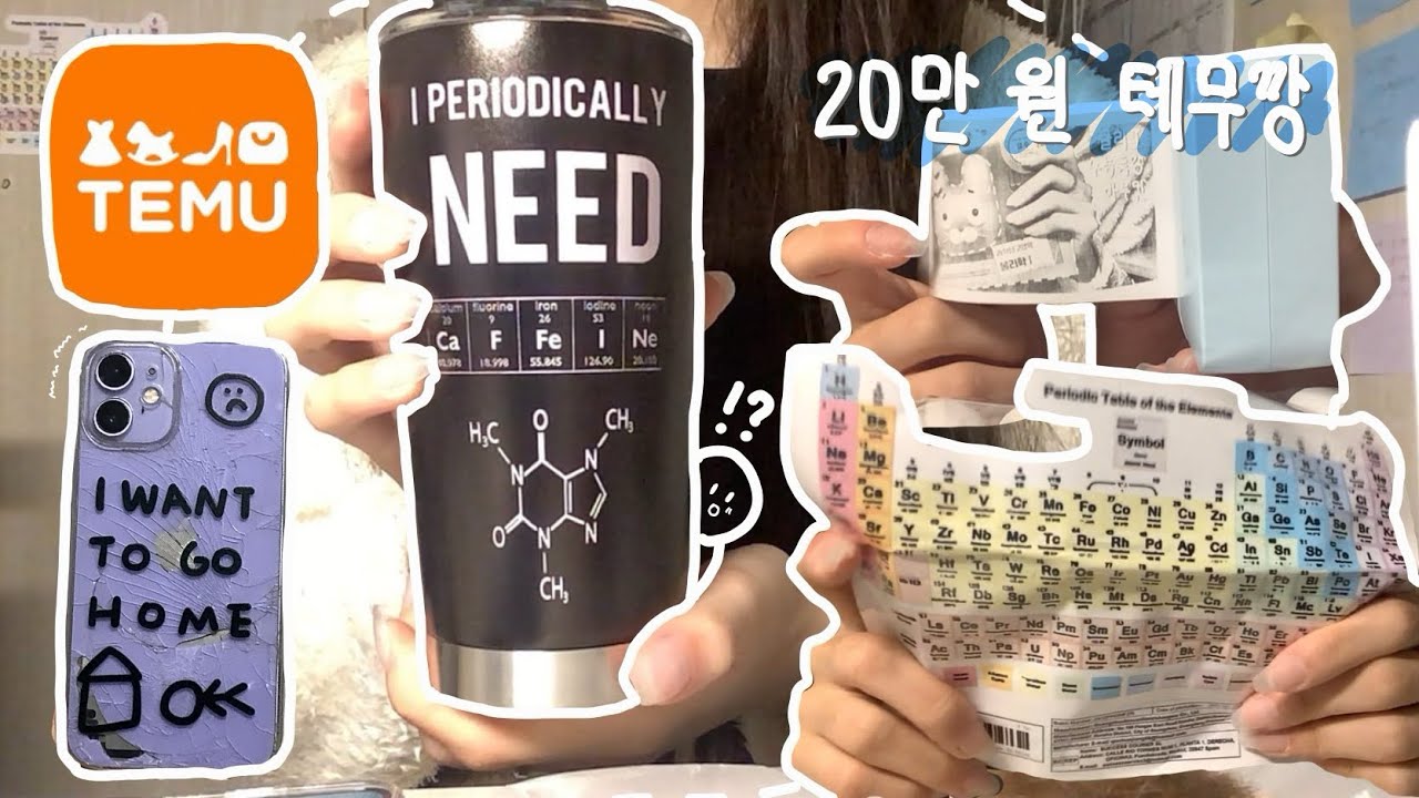 [Study Vlog] 공부는 장비빨 아입니까 😵 | 문구용품 20만원 테무깡 | ASMR | 언박싱 | 공부 브이로그 | 고3용 광기서린 문구템 | 07년생 | 고쓰리
