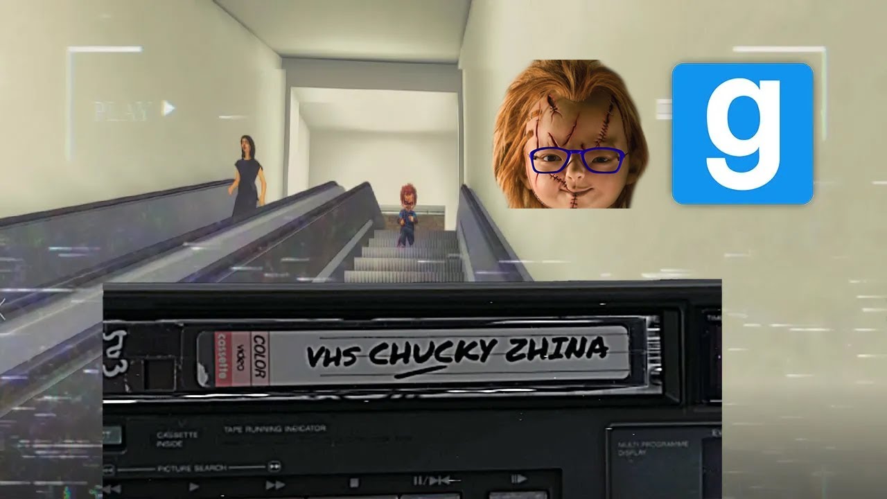 VHS Tape of Chucky Vacationing in Zhina #gmod #garrysmod #chucky #vhs #china #map