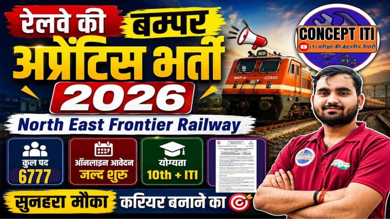 RRC NFR Railway Vacancy 2026 | RRC NFR Prayagraj Apprentice 2026 | NCR Apprentice Eligibility