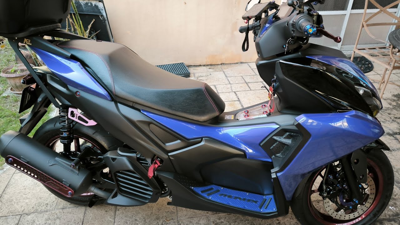 Aerox V3 STD (Race Blue) 💙 Replace New Parts/Accessories and Bolts