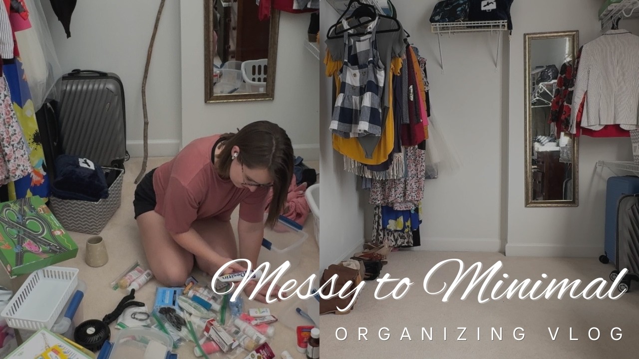 From Messy to Minimal Closet Declutter | Get Motivated to Tidy Up!