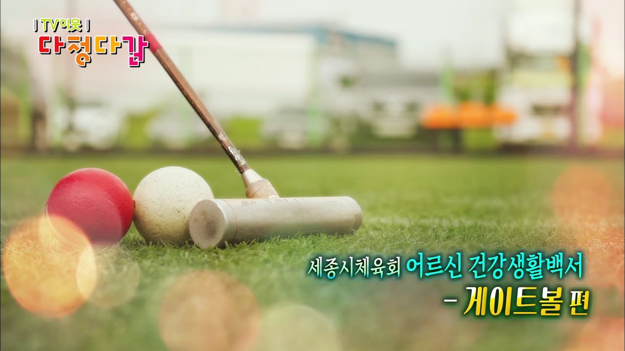 세종시체육회 어르신 건강생활백서 – 게이트볼 편 X 건강을 위하여! 세종시체육회 / KBS 대전 20210818 방송