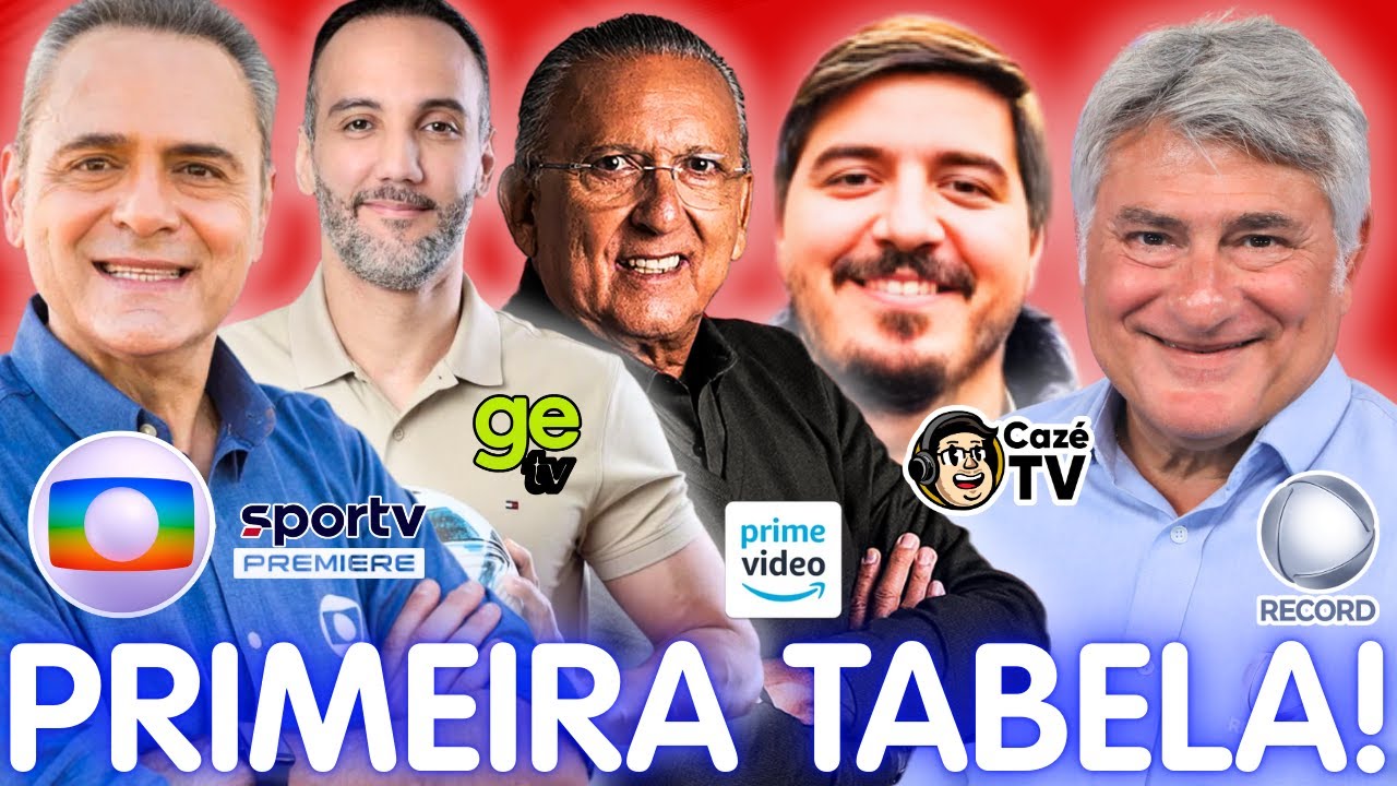 Como será o BRASILEIRÃO 2026 na TV e INTERNET!