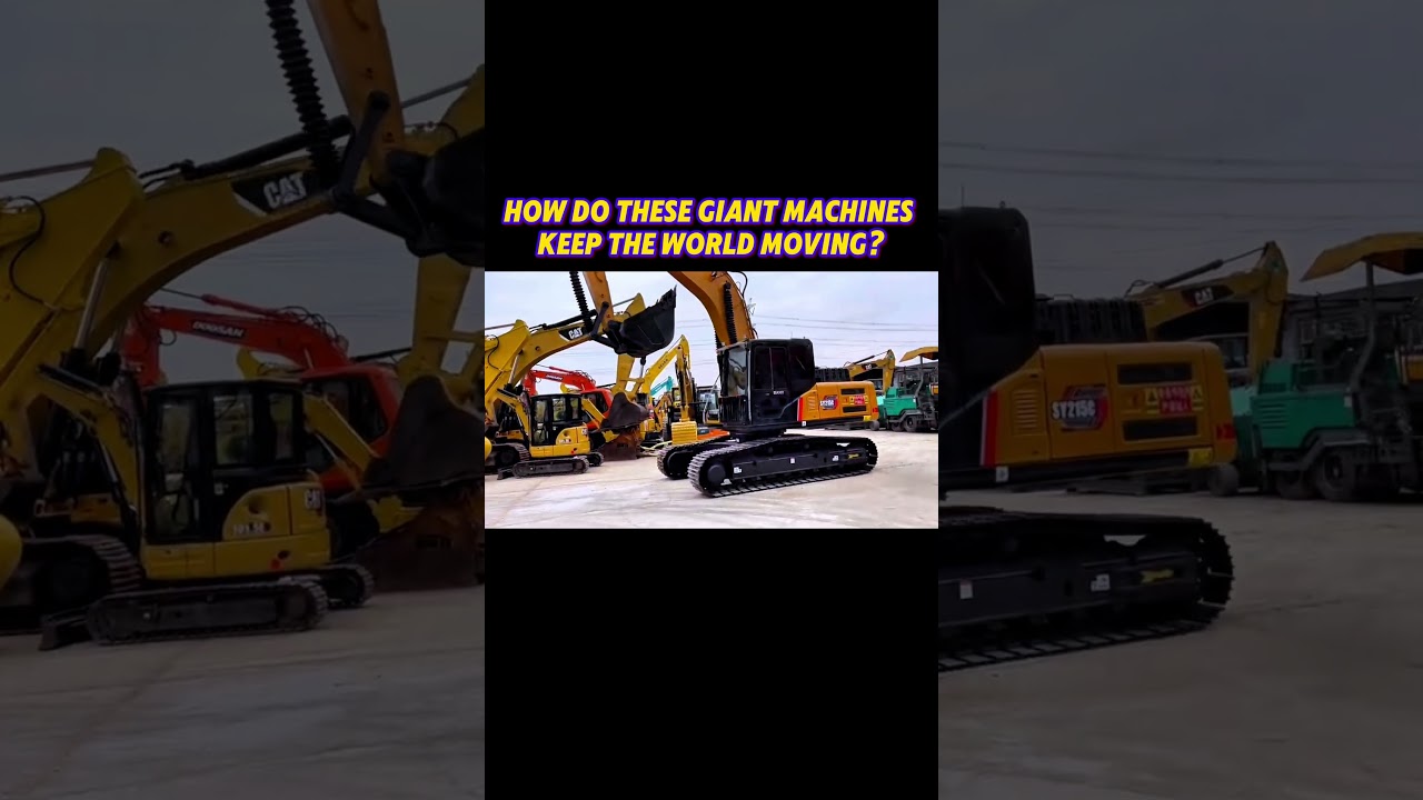 How Do These Giant Machines Keep the World Moving?  #shorts
