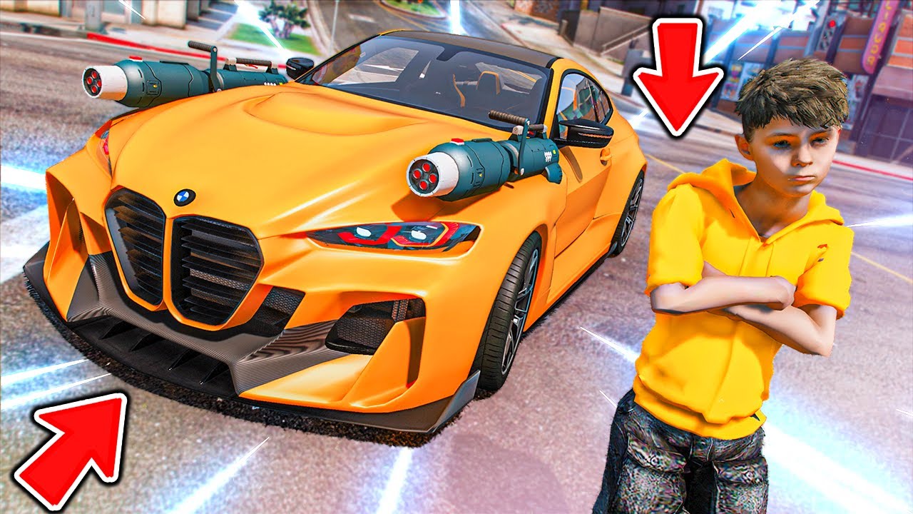 GTA V #99 ( الولد المشاغب ) سيارة الانتقام الليزر المدمر
