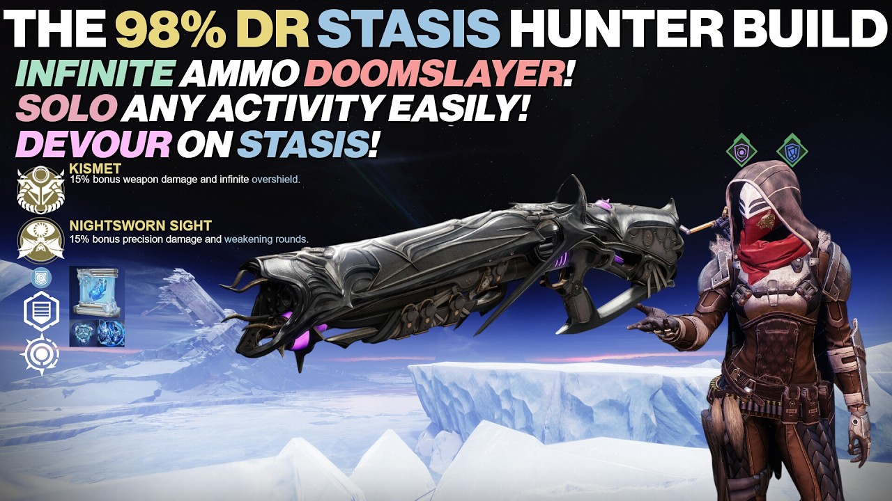 The 98% Damage Resist Stasis Hunter Build | Slayer's Fang | Fortune's Favor |