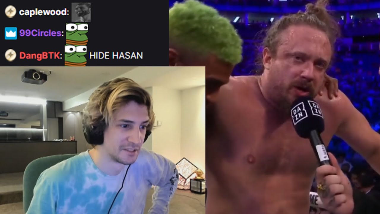 xQc reacts to Sam the Candyman Hyde Calls Out Hasan