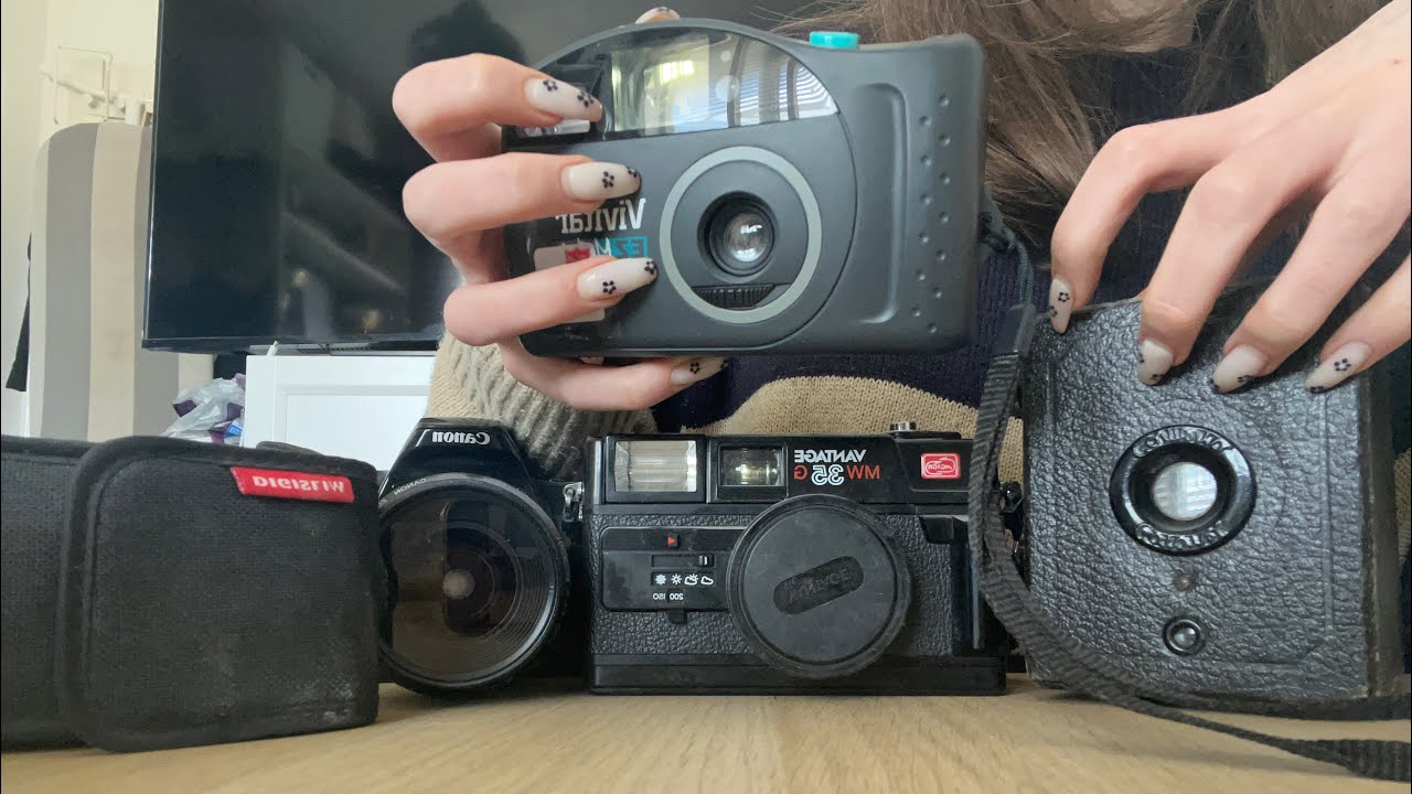 lofi camera collection tapping and scratching ASMR | no talking no mouth sounds | Candie ASMR