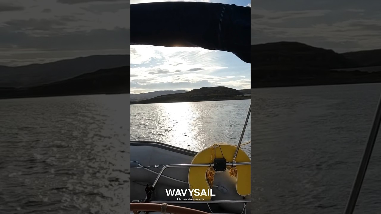 Sailing along Scotland&rsquo;s West Coast with us!  🌊 #adventuresailing #scotland #sailing