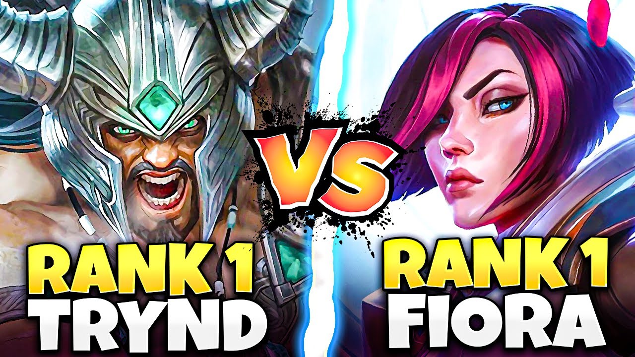 WHEN THE RANK 1 TRYNDAMERE MEETS THE RANK 1 FIORA (BATTLE OF THE ONE TRICKS)