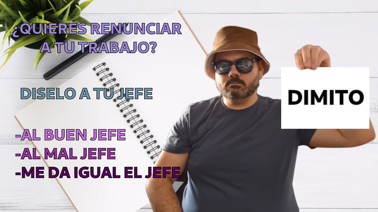 📢[GUÍA COMPLETA] como decirle a mi jefe que renuncio