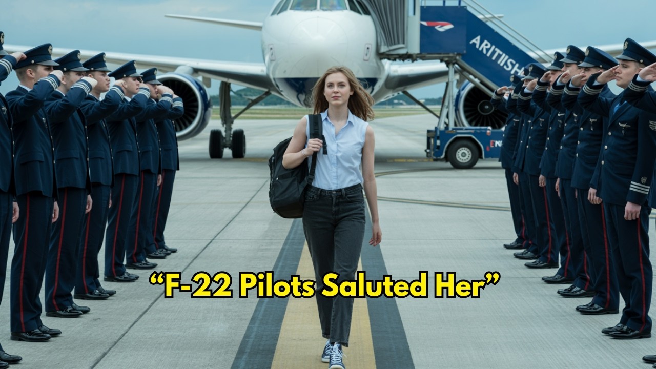 She Was Just Passenger 91 — Until the F-22 pilots heard her call sign and stood in salute