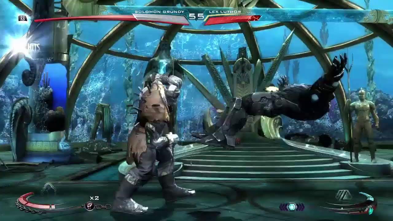 Red Son Solomon Grundy towers Injustice gods among us
