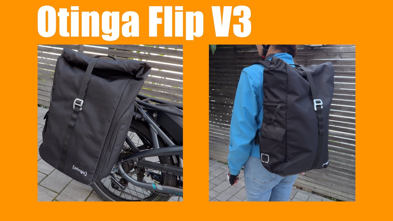 Beste Fahrradtasche-Rucksack-Kombi? Otinga Flip V3