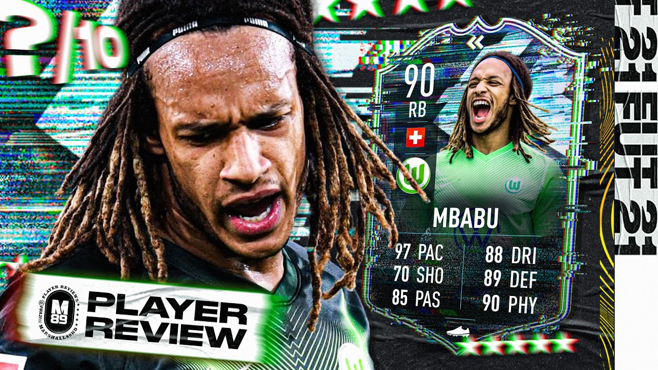 ОБЗОР ИГРОКА FLASHBACK MBABU | 90 ОБЗОР МБАБУ ЭКСКУРС | Ultimate Team FIFA 21