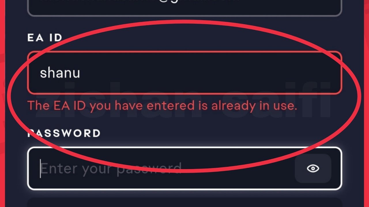 EA Account Fix: 