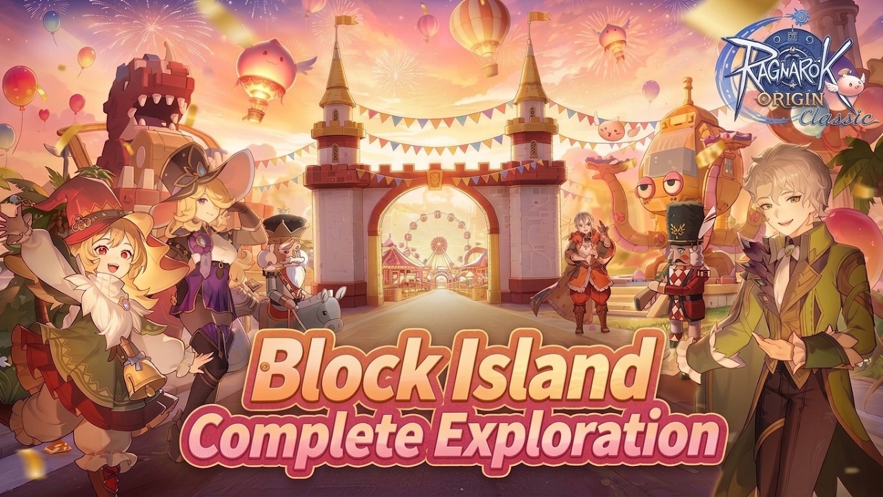 Ragnarok Origins Classic &mdash; Blocks Island Full Exploration ( ~4k GOLD COINS )