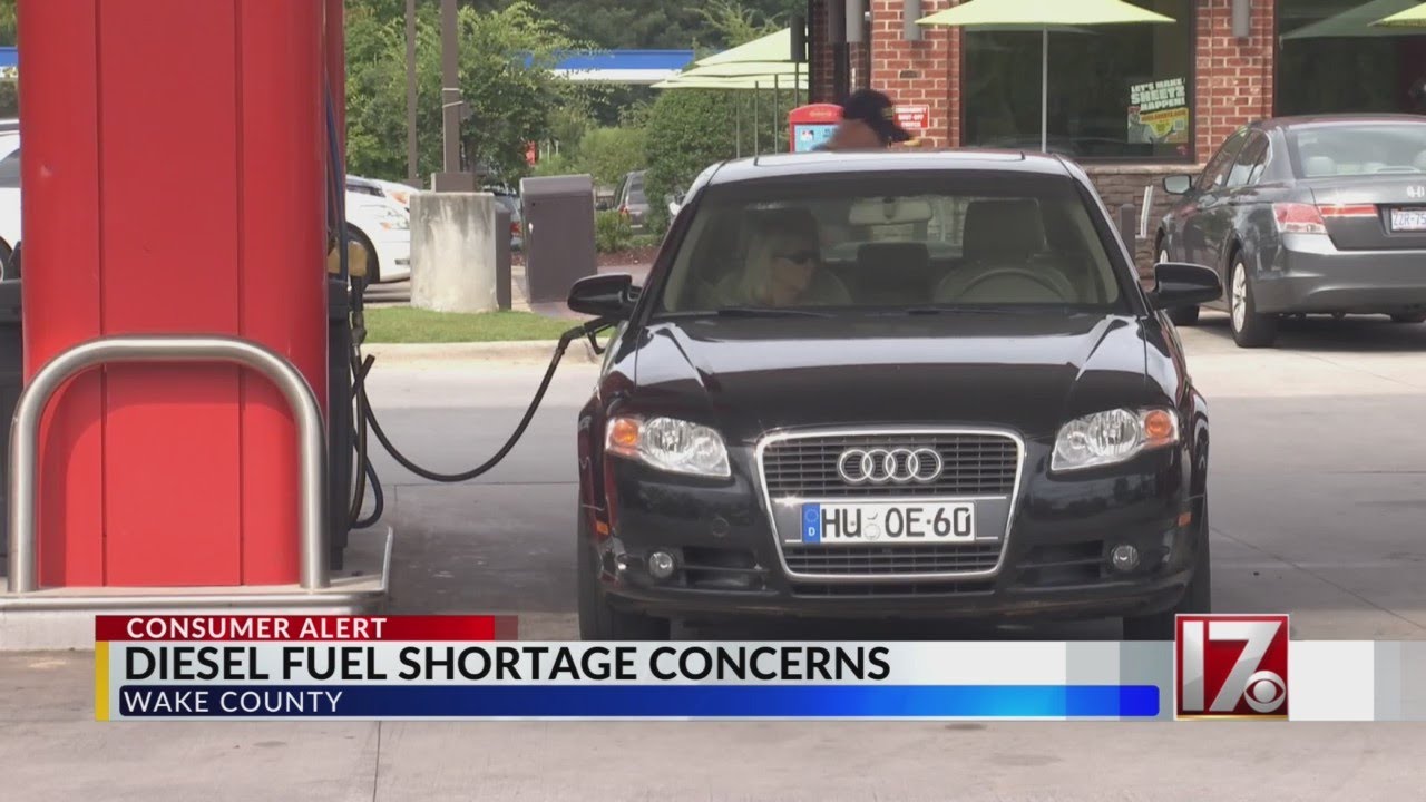 Southeastern U.S. diesel shortage hiking prices for fuel, with higher costs for everyday goods
