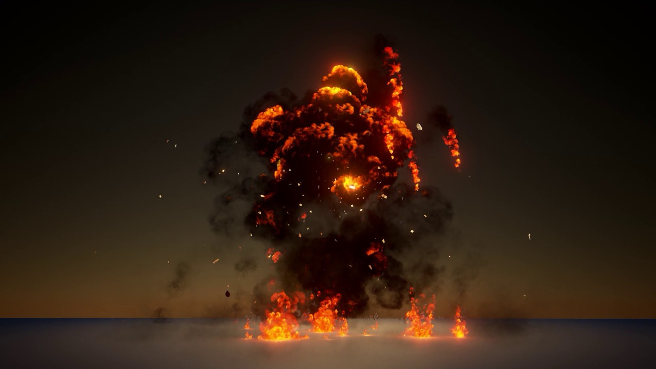 Explosions Pack for Unreal Engine 4 - Teaser 01