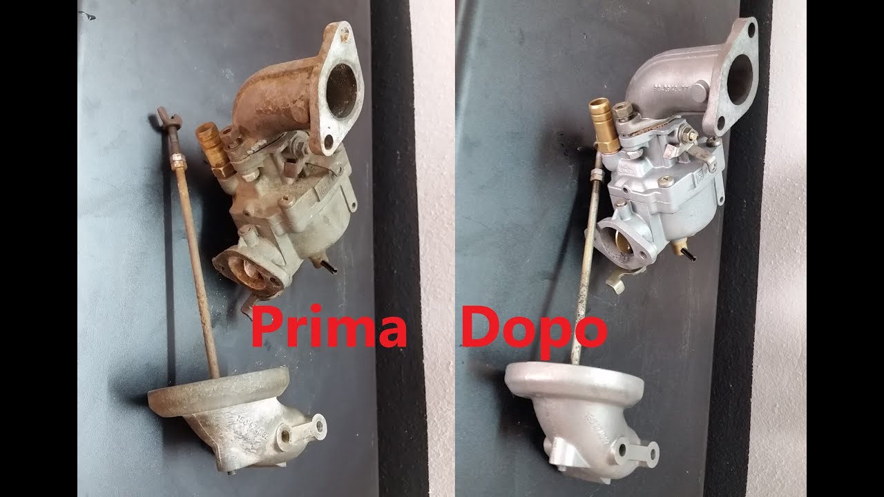 Carburatore Motocoltivatore - Pulizia e Lucidatura - Vapor Blasting Italia