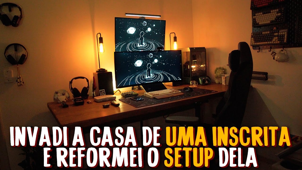 Eu INVADI a casa de uma INSCRITA e arrumei o SETUP GAMER dela