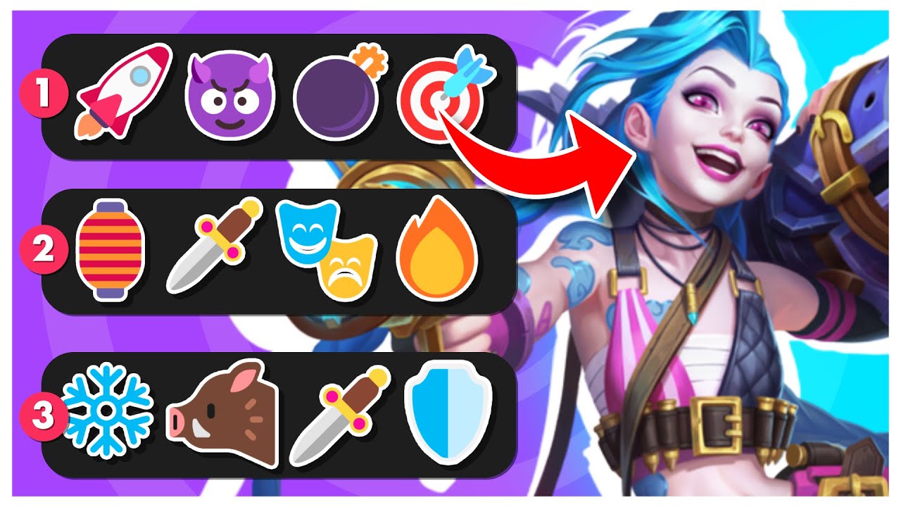 CAN YOU GUESS THE CHAMPION BY EMOJIS? - League of Legends Quiz