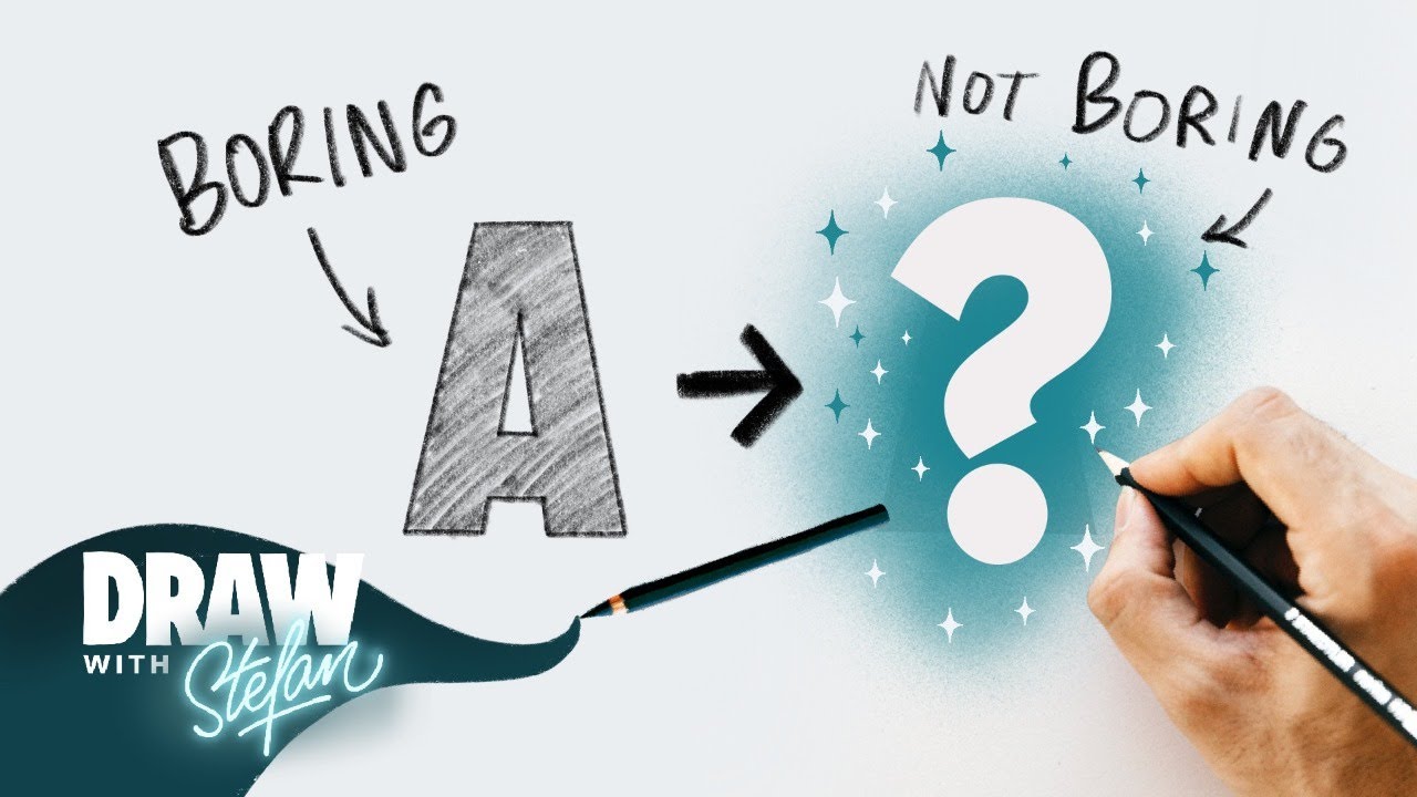 SPICE UP your Lettering 🤩- Draw With Stefan