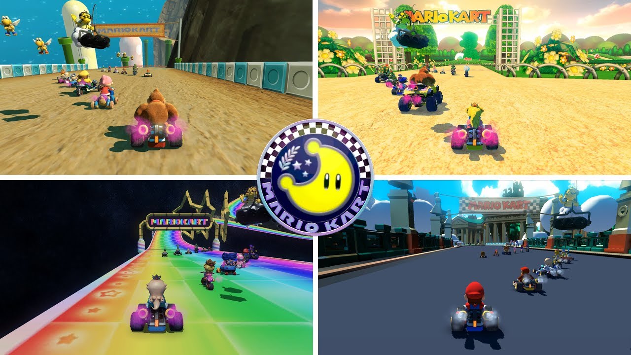 Mario Kart 8 Deluxe - DLC Booster Course Pass Wave 3 Tracks Gameplay!