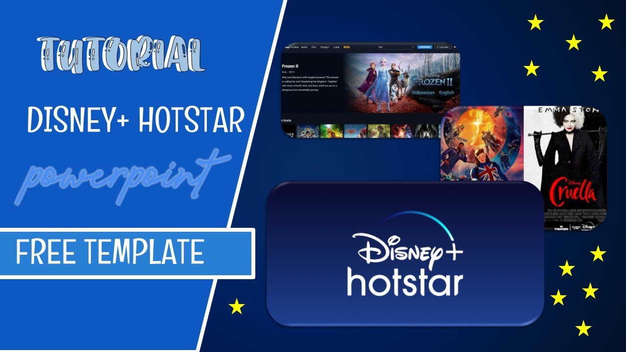 Power point inspired by Disney+ hotstar