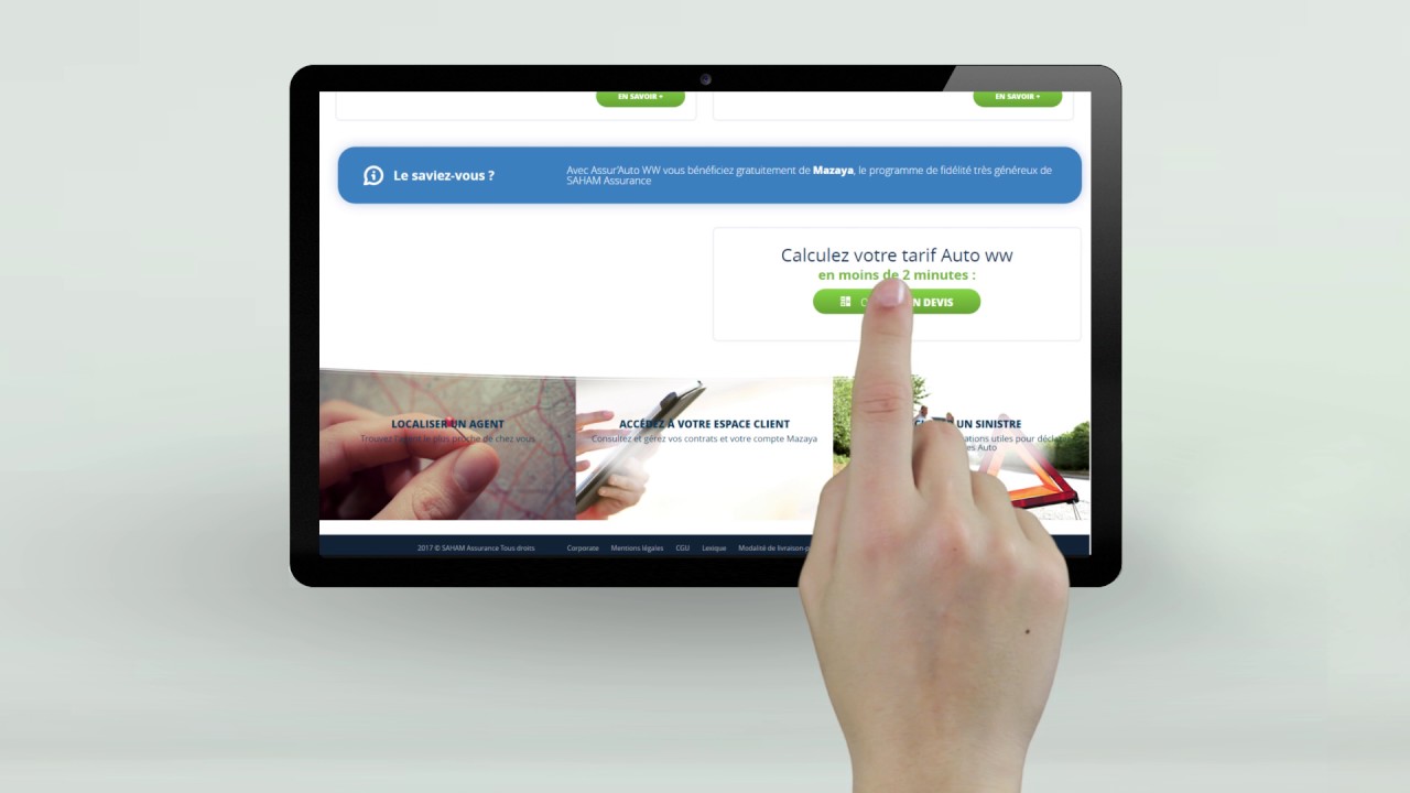 Achetez votre Assurance Auto en ligne sur le nouveau site de SAHAM Assurance !