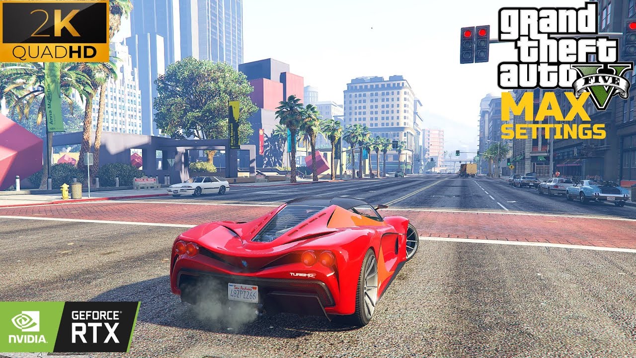 GTA 5 PC Maximum Settings Gameplay at 1440p | Nvidia RTX 3060 ti