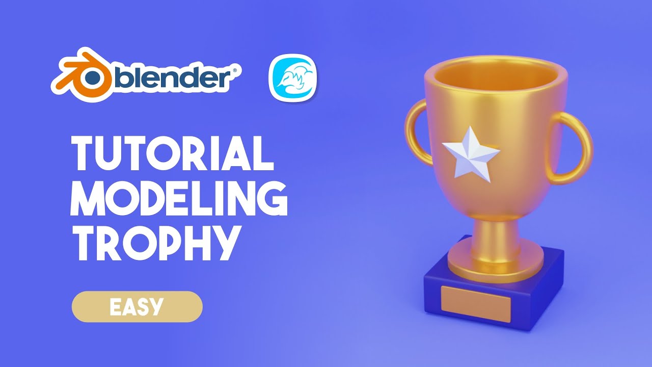 Blender Tutorial - Create a Trophy in Blender