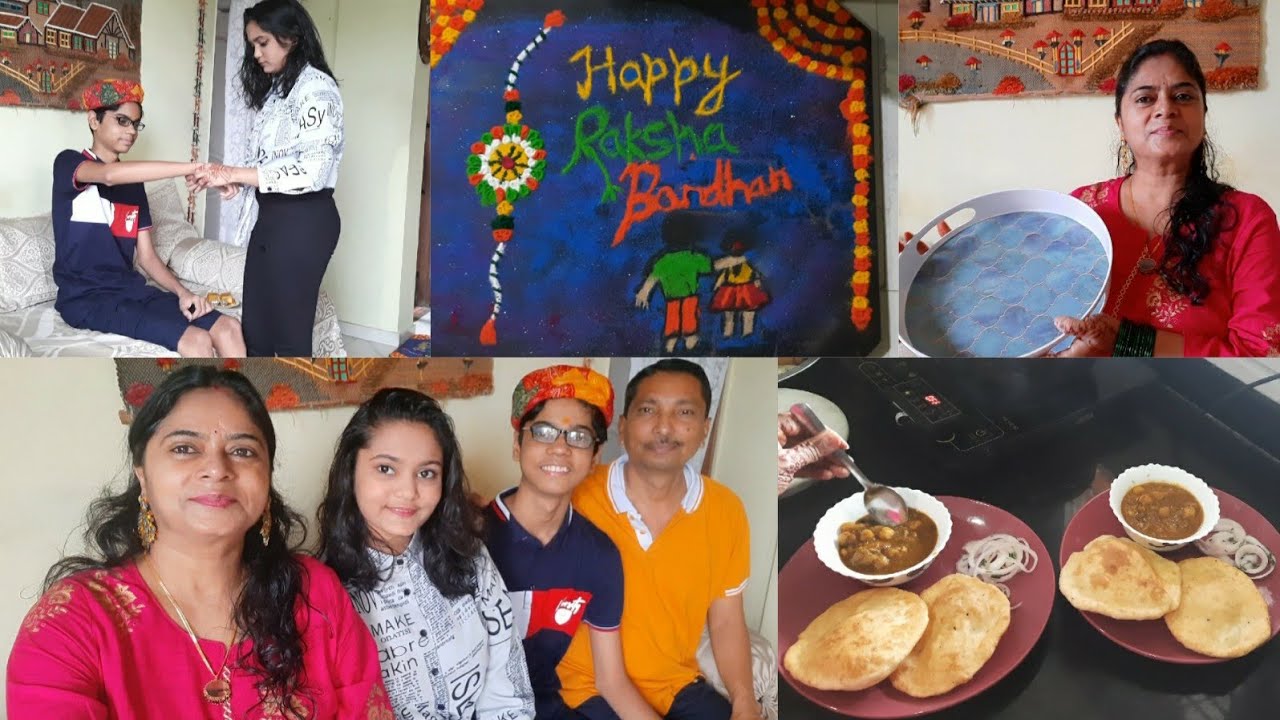 ❣️Rakhi Celebration❣️ Bhai Bhabhi Ne Rakshabandhan Pe Diya Gift🎁 INDIAN LUNCH ROUTIN🍱 CHOLE BHATURE
