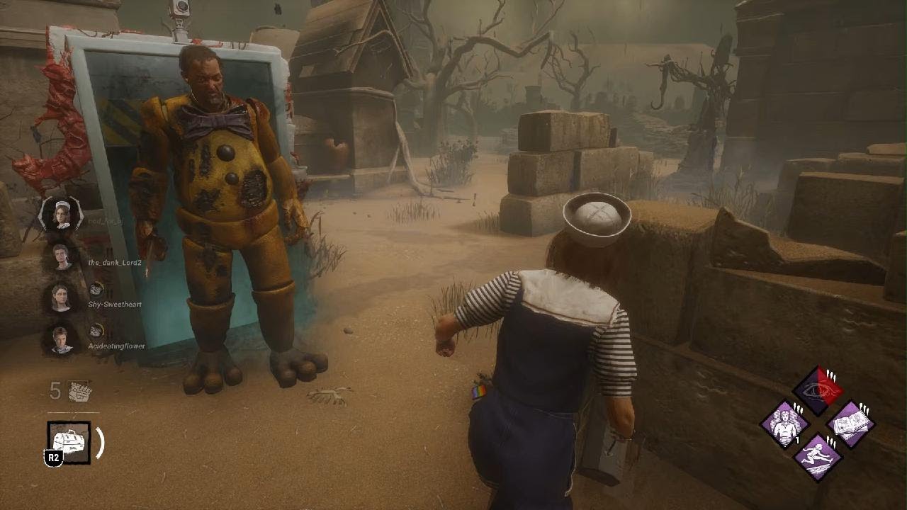 Dead by Daylight-robin vs yellow rabbit