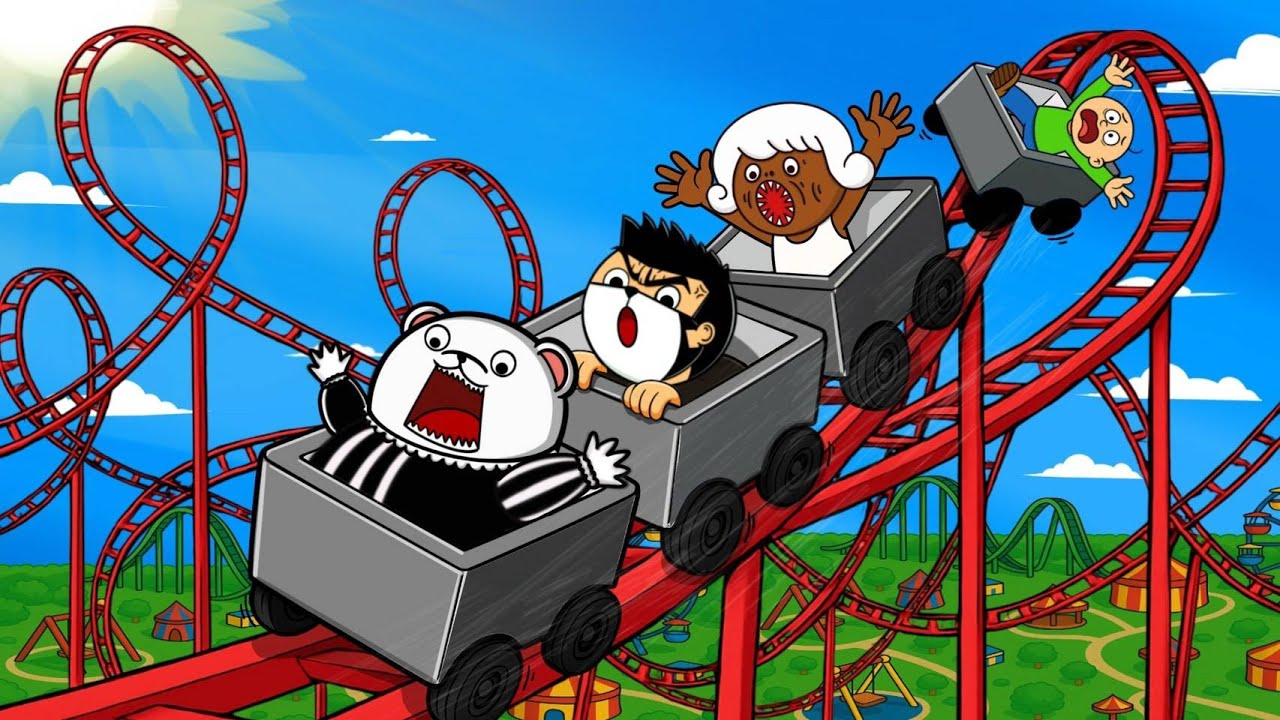 สร้างรถไฟเหาะ แกล้งเพื่อน 🎢 Roblox
