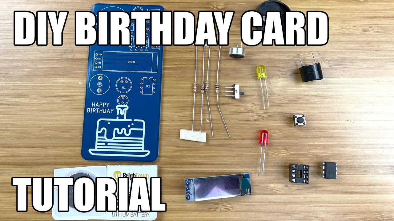 DIY Nerdy Birthday Card Tutorial
