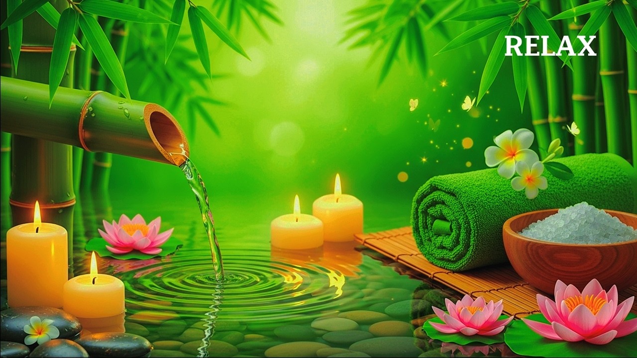 Deep Sleep Instantly 🌙 Relaxing Water Sounds & Calm Music for Stress Relief, Meditation, Spa