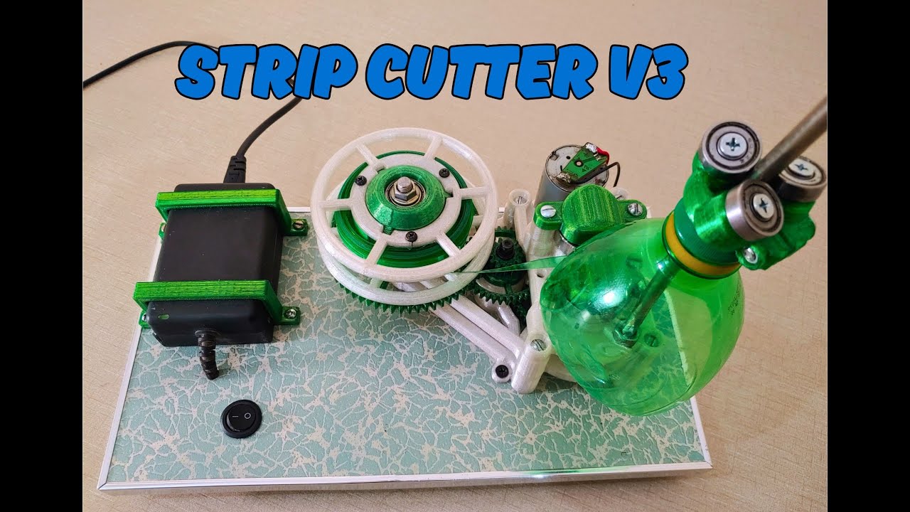 Plastic Bottle Strip Cutter V3 : Cut Bottle into Strip