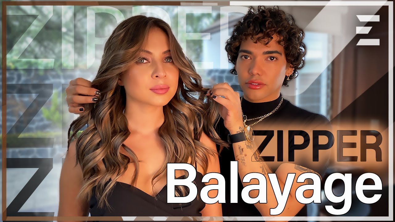 Balayage Zipper - Tutorial Completo - Tendencia 2022