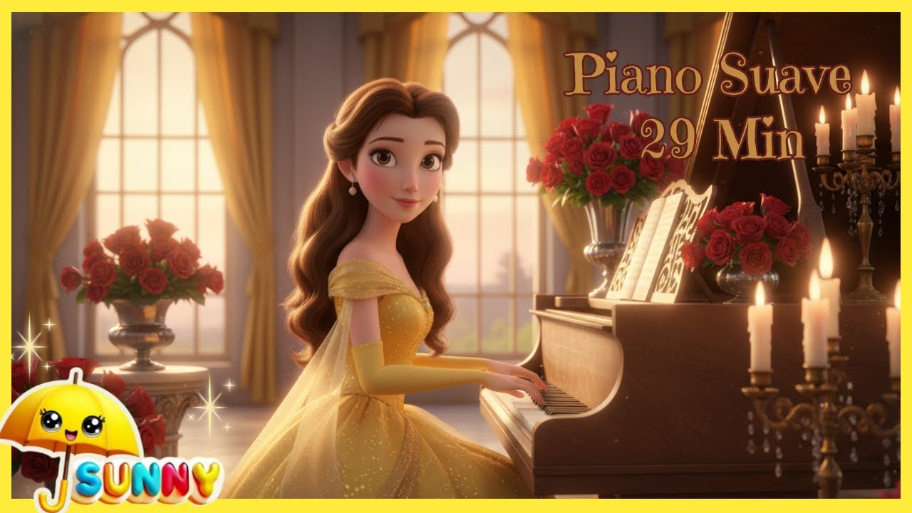 Calma Total  | Bella  tocando el Piano con Música Suave (29 Min)🌙