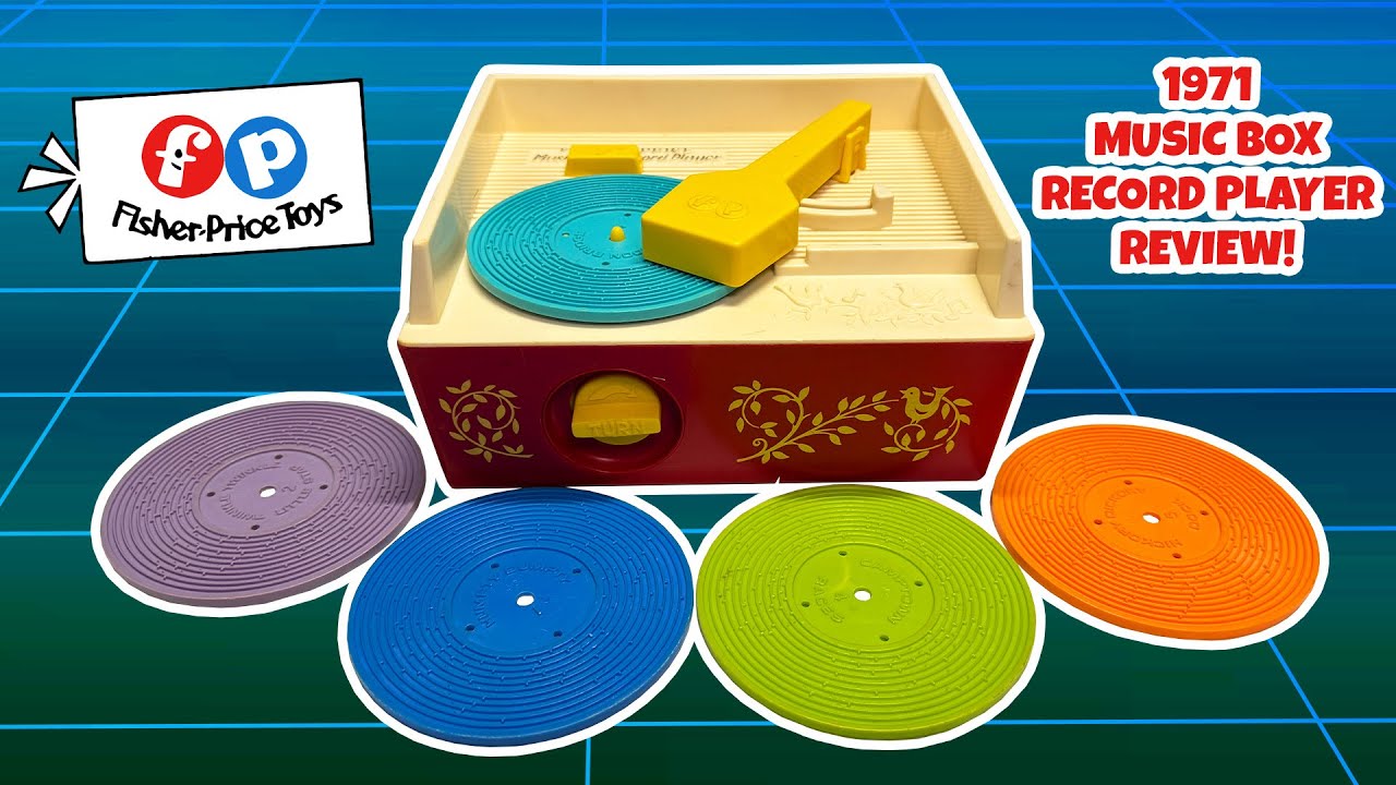 Обзор музыкальной шкатулки-проигрывателя Fisher Price 1971 года!!!