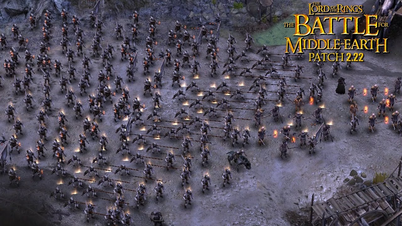 BFME PATCH 2.22 | Battle for Middle Earth | ISENGARD Gameplay