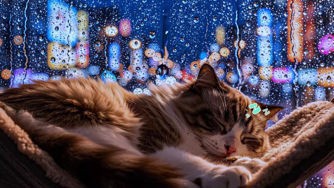 Music to Calm Your Cat 🐱 Relaxing Cat Sleep Piano Live 24/7