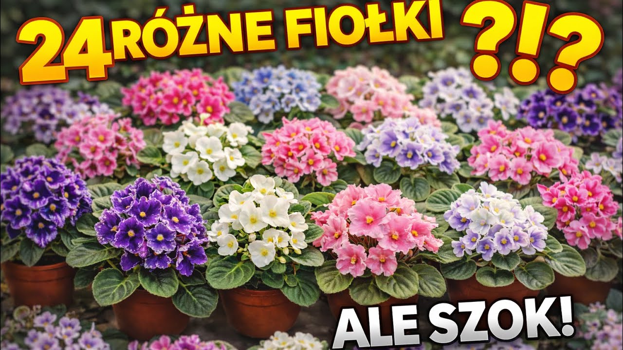Tyle odmian fiołków w jednym pudełku? 24 gatunki rozpakowane 🌸