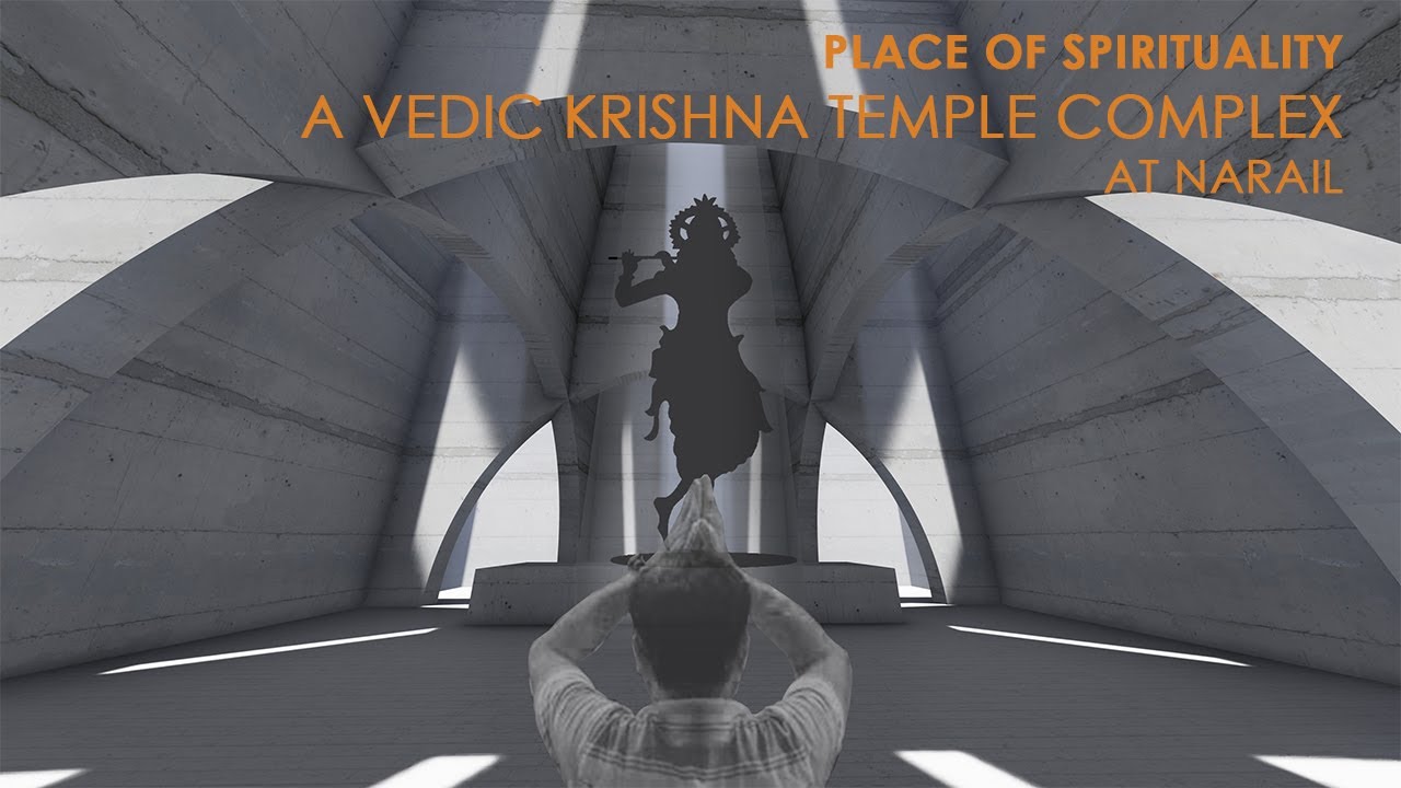 PLACE OF SPIRITUALITY- A Vedic Krishna Temple Complex at Narail, Architectural Animation.