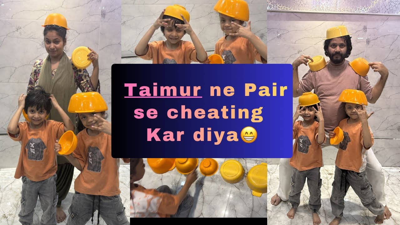 Family Masti or aur Saath mein Taimur ne kiya cheating 😂😁#foryou #vlog #subscribe #game
