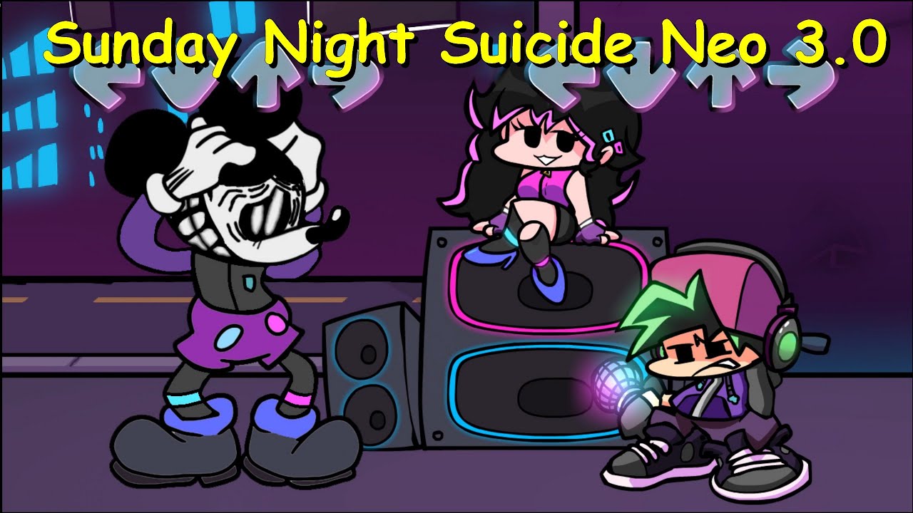 Friday Night Funkin' VS Mickey Mouse Neo 3.0 Style  (Sunday Night) - FNF Mod