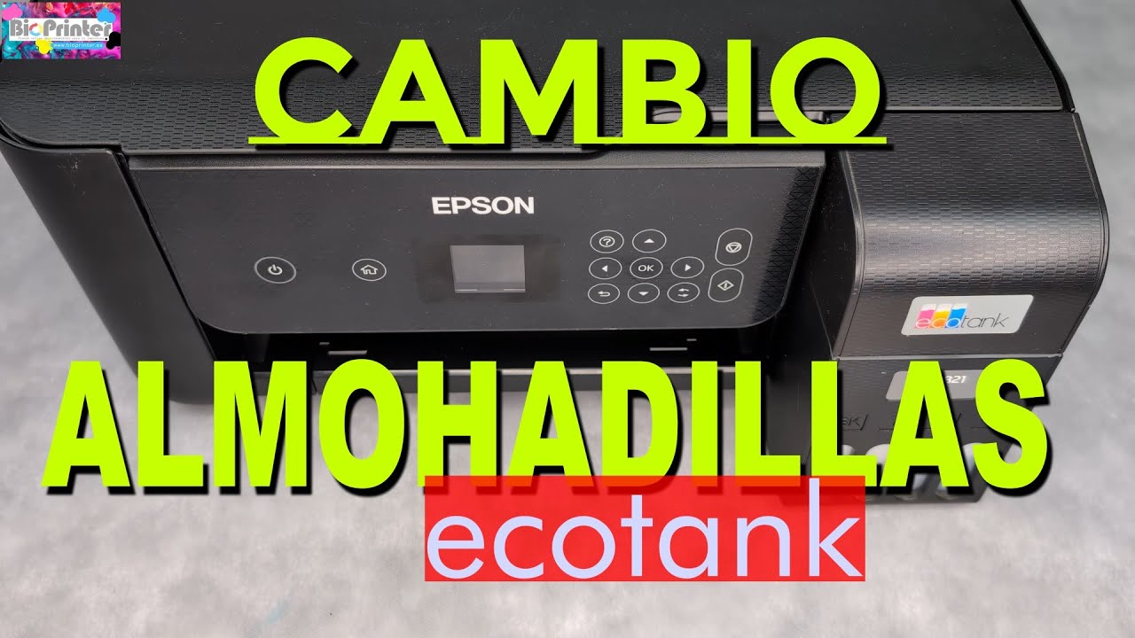 CAMBIO ALMOHADILLAS EN EPSON ECOTANK ET-2821