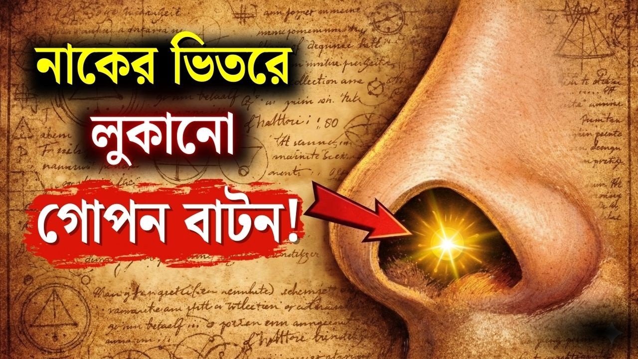 নাকের ভেতরে লুকানো গোপন বাটন — যেটি চাপলেই ঘটে চমৎকার | Secret Button Inside Your Nose