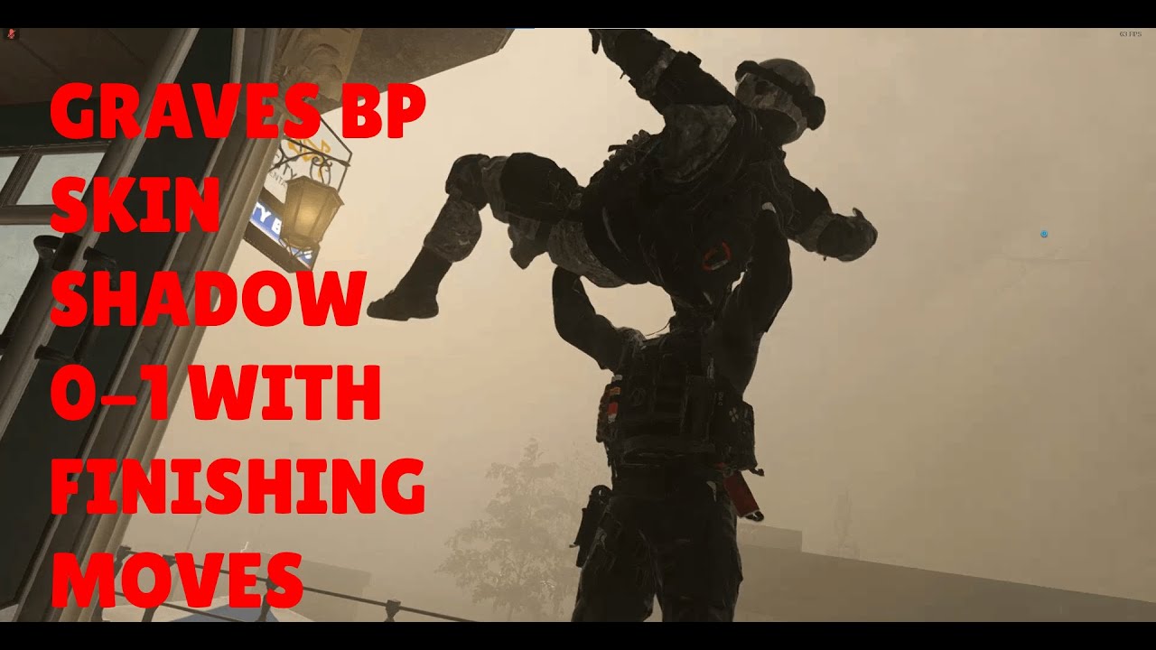 Finishing moves with Graves Battlepass Operator skin: 
